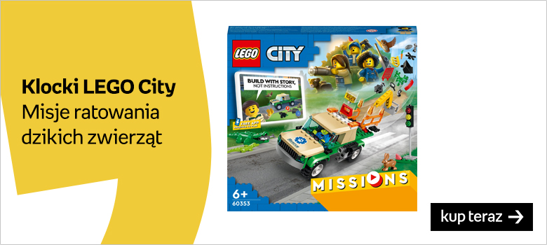 Klocki LEGO City Misje ratowania  dzikich zwierząt