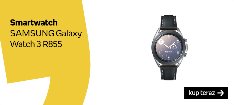 Smartwatch ze skórzanym paskiem Samsung Galaxy Watch 3