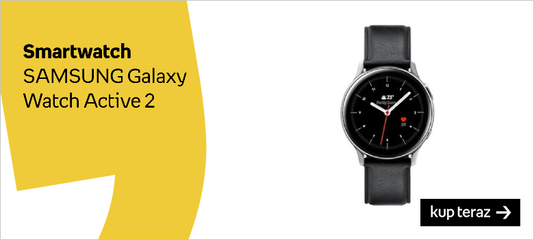 Smartwatch ze skórzanym paskiem Samsung Galaxy Watch Active 2