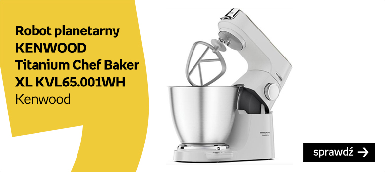 Robot planetarny KENWOOD  Titanium Chef Baker XL KVL65.001WH Kenwood