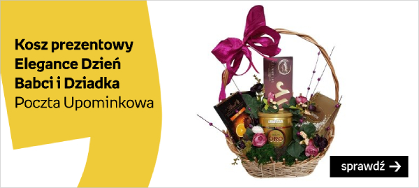 Kosz prezentowy na dzień babci