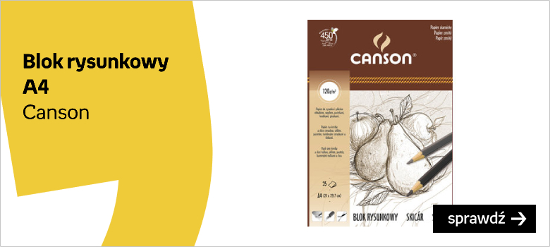 blok rysunkowy canson