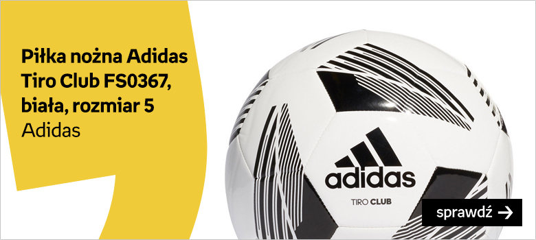 Piłka nożna Adidas Tiro Club FS0367, biała, rozmiar 5 Adidas