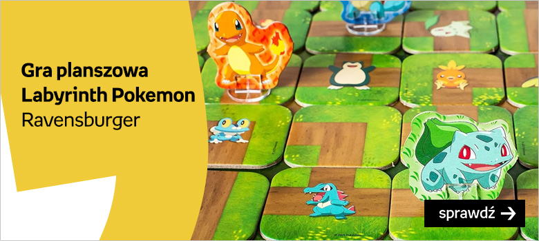 Gra planszowa dla siedmiolatka Labyrinth Pokemon Ravensburger