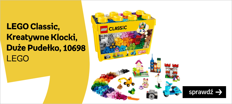 LEGO Classic, Kreatywne Klocki, Duże Pudełko, 10698 	 LEGO 