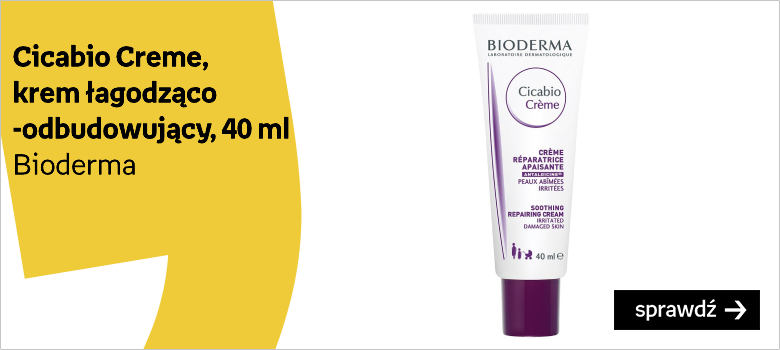 Cicabio Creme,  krem łagodząco -odbudowujący, 40 ml  Bioderma