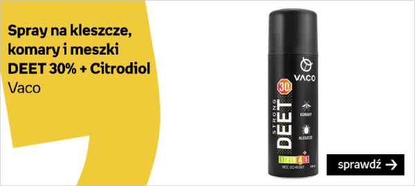 Spray na kleszcze, komary i meszki DEET 30% + Citrodiol - Vaco