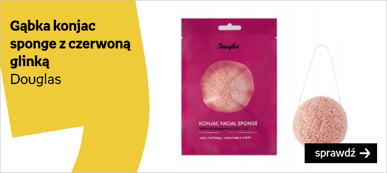 Gąbka konjac sponge z czerwoną glinką Douglas