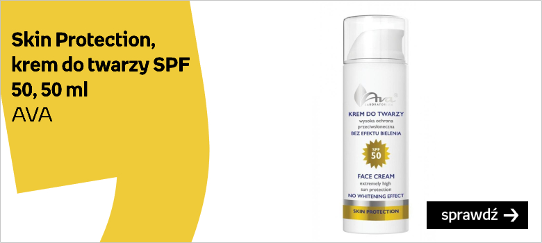 AVA, Skin Protection, krem do twarzy SPF 50, 50 ml