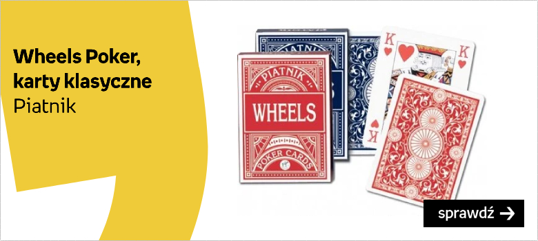 Piatnik, Wheels Poker, karty klasyczne