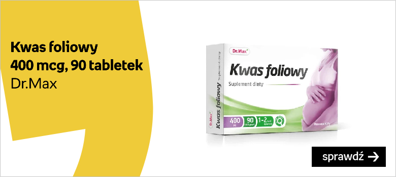 Dr.Max, Kwas Foliowy 400 mcg, 90 tabletek