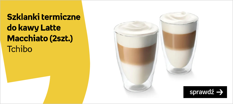 Tchibo, szklanki termiczne do kawy Latte Macchiato (2szt.)