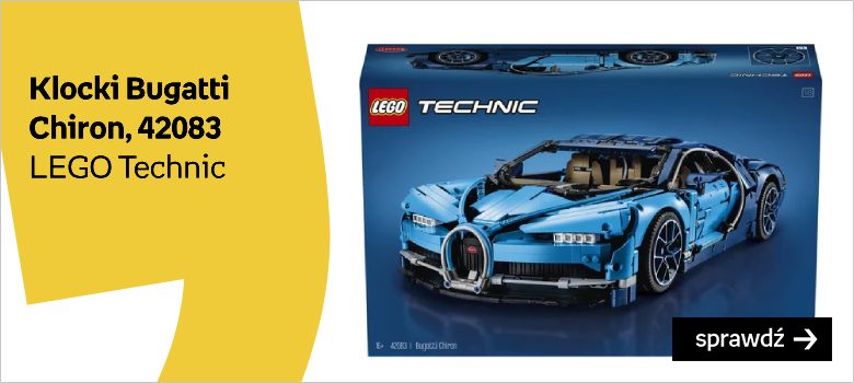 LEGO Technic, klocki Bugatti Chiron, 42083