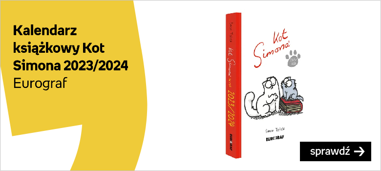 Kalendarz książkowy Kot Simona 2023/2024 Producent:Eurograf BIS