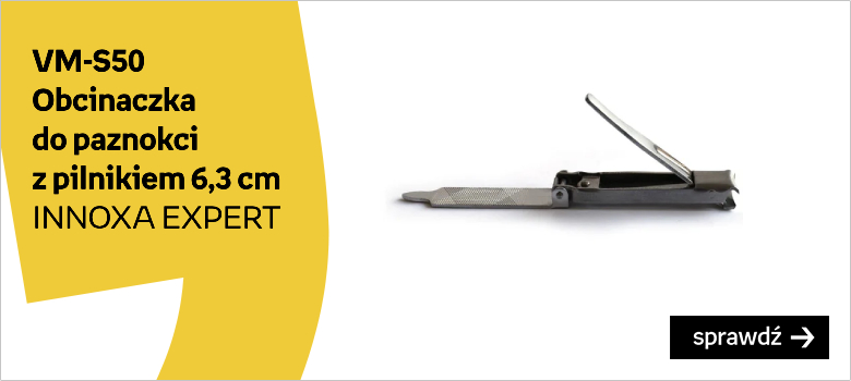   Innoxa VM-S50 Obcinaczka do paznokci z pilnikiem 6,3 cm Marka:INNOXA EXPERT