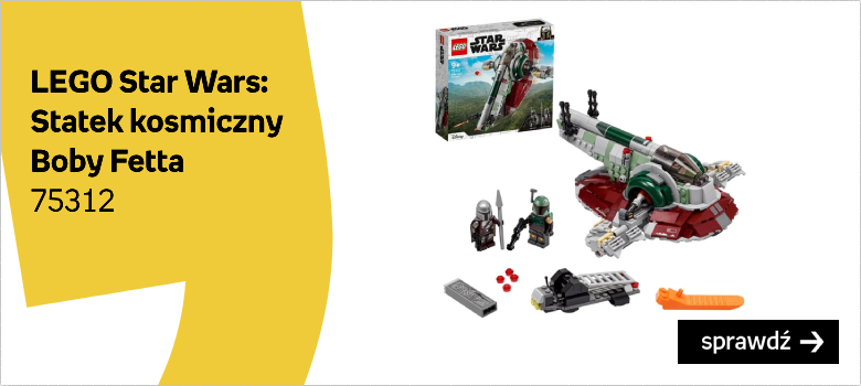 LEGO, Star Wars, Statek kosmiczny Boby Fetta, 75312 