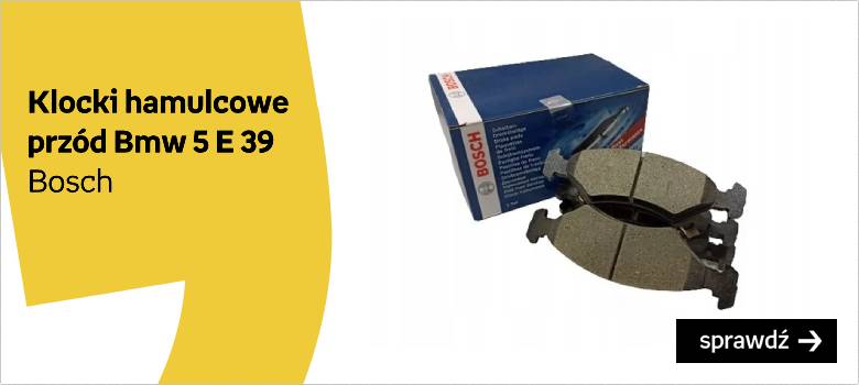 Klocki Hamulcowe Bosch Przód Bmw 5 E 39