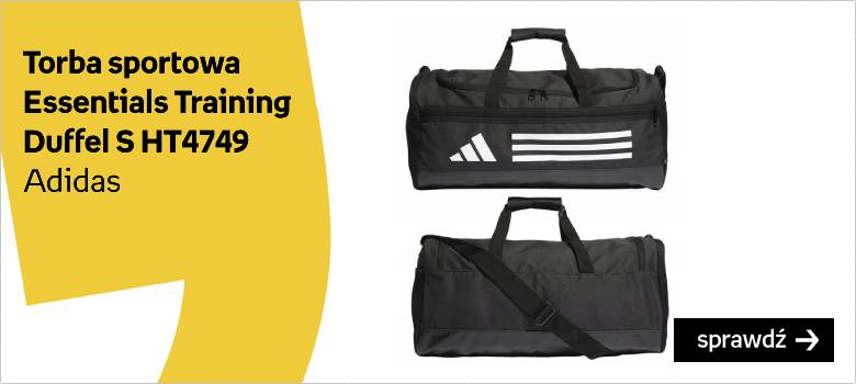 Adidas, Torba sportowa Essentials Training Duffel S, HT4749, Czarna