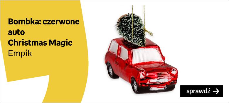 Bombka Auto, Christmas Magic, Czerwony