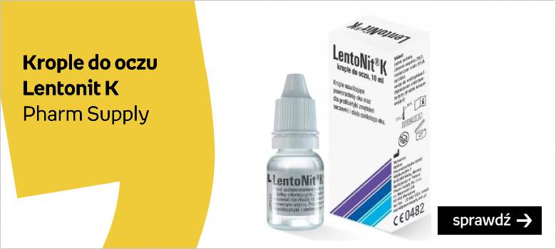 Lentonit K, Krople Do Oczu Soczewki, 10 Ml Marka:Pharm Supply