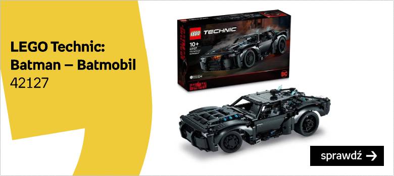 LEGO Technic, klocki, Batman — Batmobil, 42127