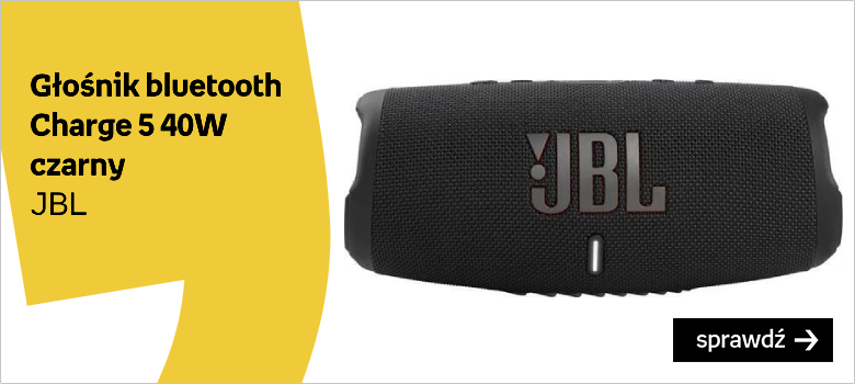 Głośnik bluetooth JBL Charge 5 40W, czarny