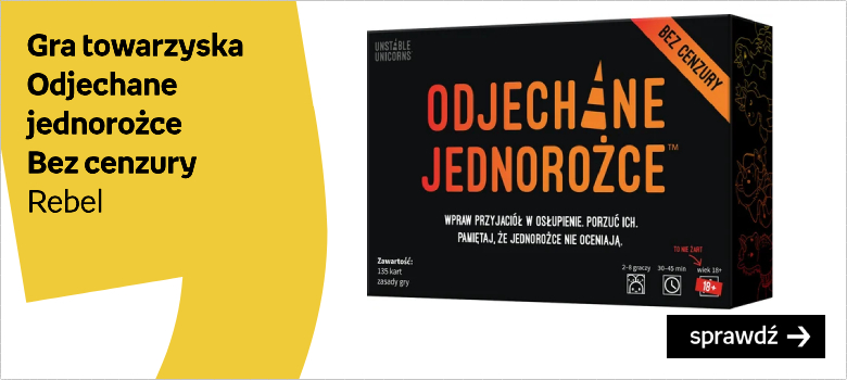 Rebel, gra towarzyska Odjechane Jednorożce: Bez cenzury
