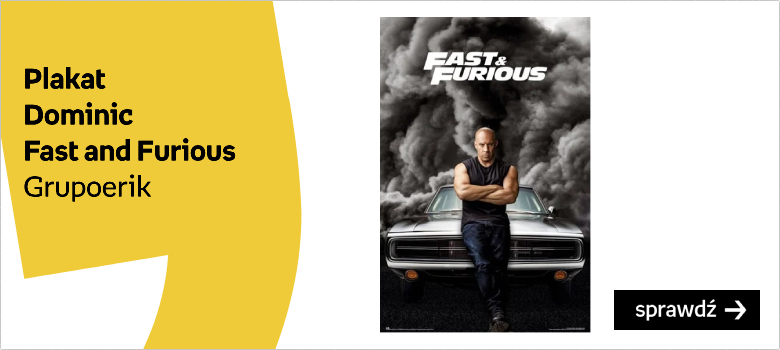 Fast and Furious Dominic - plakat Marka:Grupoerik