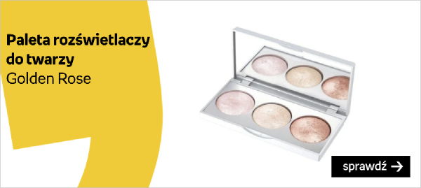 Paleta rozświetlaczy  do twarzy Golden Rose