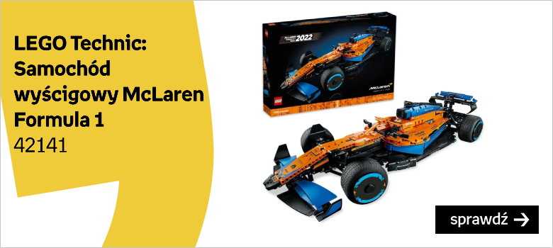 LEGO Technic, klocki, Samochód wyścigowy McLaren Formula 1, 42141