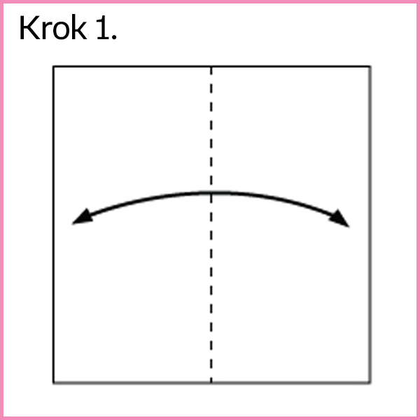 jak zrobić motyla z origami? krok 1
