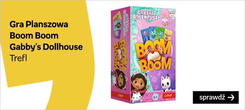 Gra Planszowa Boom Boom Gabby's Dollhouse Trefl