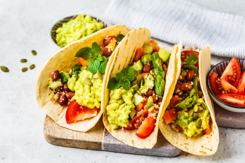 wegańskie tacos