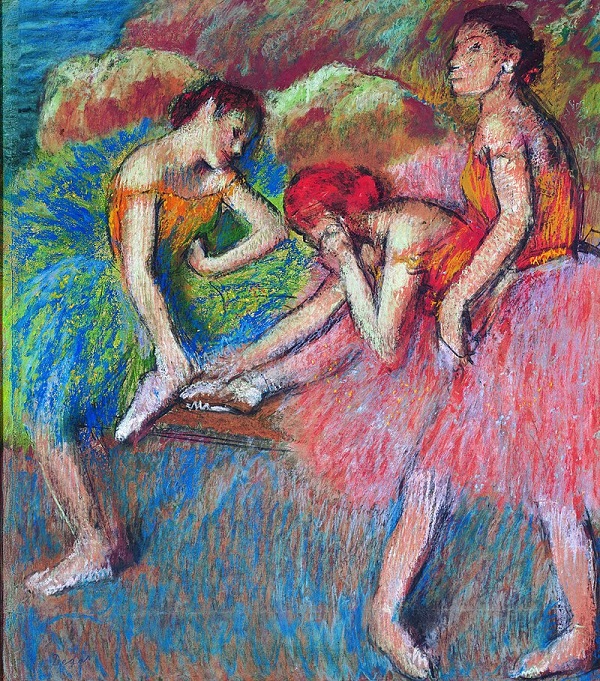 edgar degas - rysunek kredkami pastelowymi