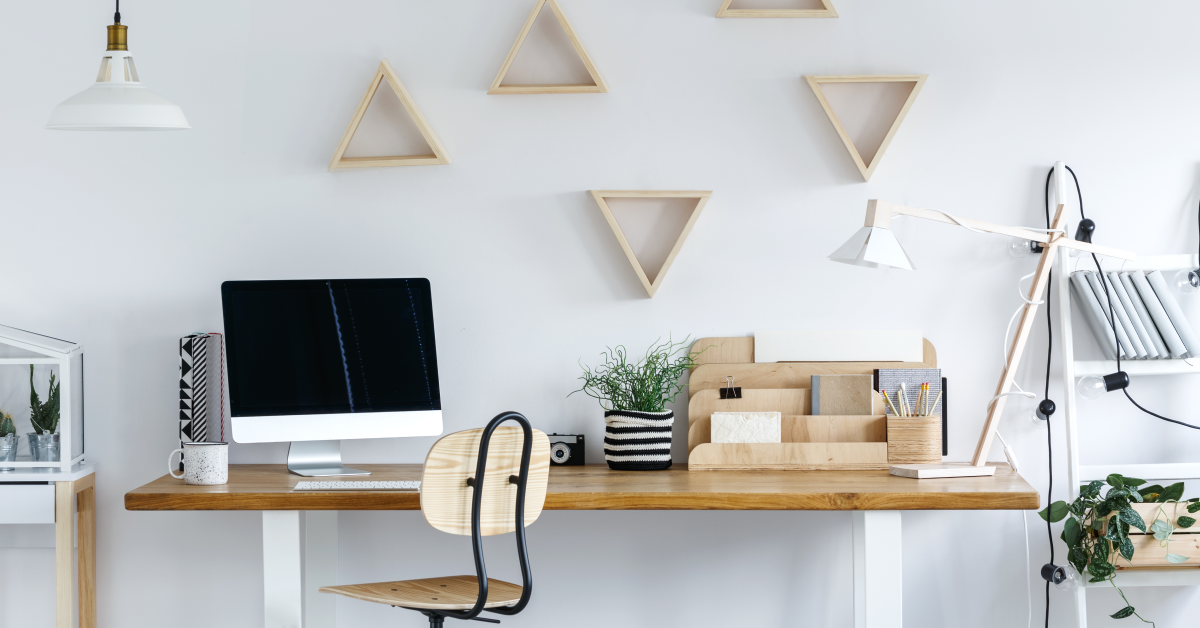 Biuro w stylu skandynawskim