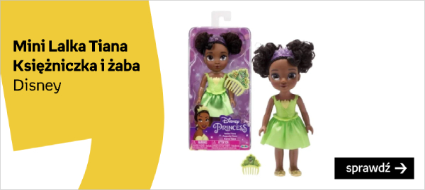 Disney Princess Mini Lalka Tiana Księżniczka i żaba 16 cm