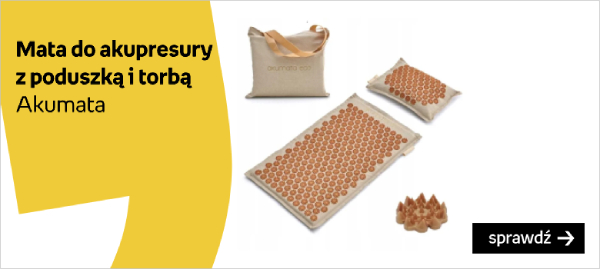 Mata Do Akupresury Akumata Eco - Ekologiczny Zestaw Do Akupresury Beżowo - Złota