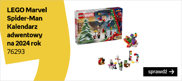 LEGO Marvel Spider-Man, Kalendarz adwentowy na rok 2024, 76293