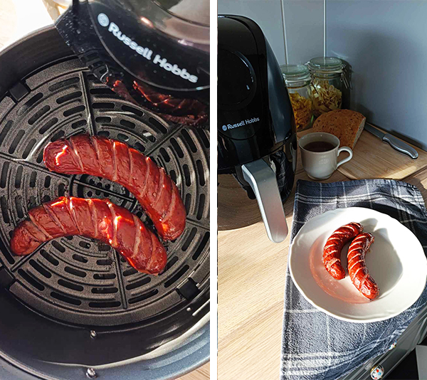 Kiełbasa z air fryera Russell Hobbs Essentials