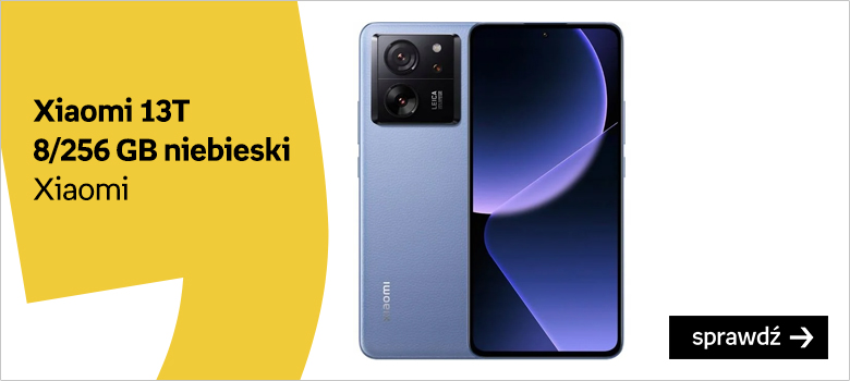 Xiaomi 13T 8/256 GB niebieski Xiaomi- telefon do 2000 złotych ranking