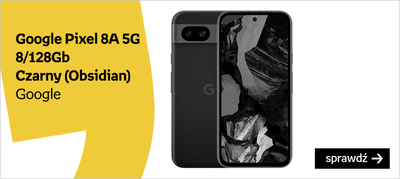 Google Pixel 8A 5G 8/128Gb Czarny (Obsidian) Google