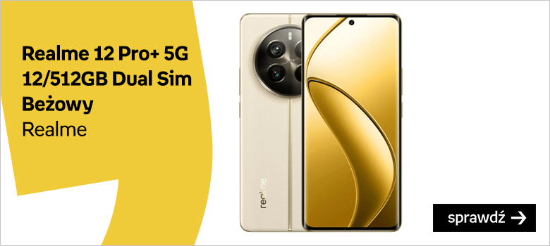 Realme 12 Pro+ 5G 12/512GB Dual Sim Beżowy Realme