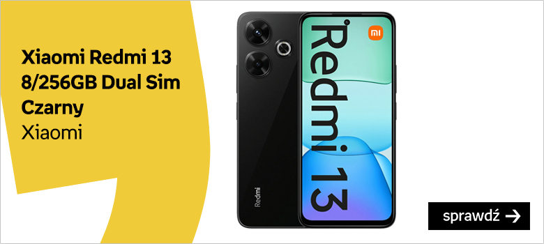 Xiaomi Redmi 13 8/256GB Dual Sim Czarny Xiaomi