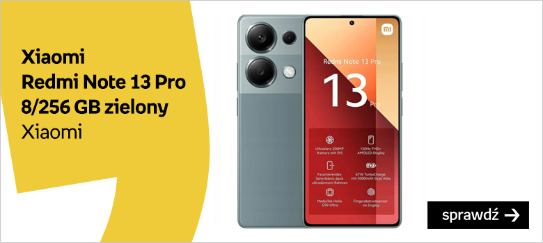 Xiaomi Redmi Note 13 Pro 8/256 GB zielonyXiaomi