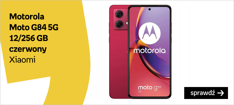 Motorola Moto G84 5G 12/256 GB czerwony Xiaomi
