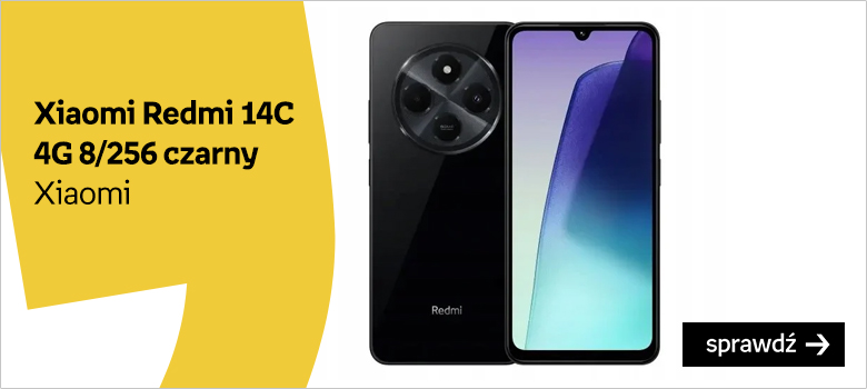 Xiaomi Redmi 14C 4G 8/256 czarny Xiaomi