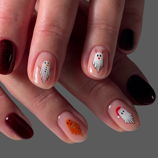 Skandi Nails na Halloween