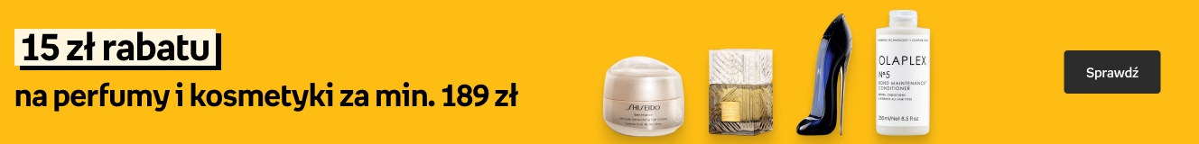 15 zł rabatu na perfumy i kosmetyki za min. 189 zł