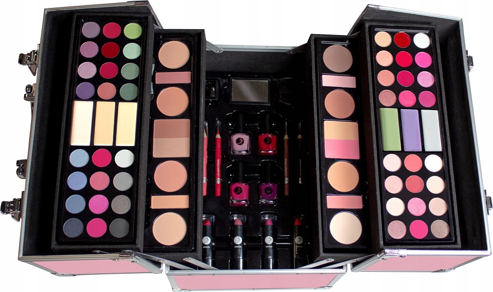 2K zestaw do makijażu z kuferkiem