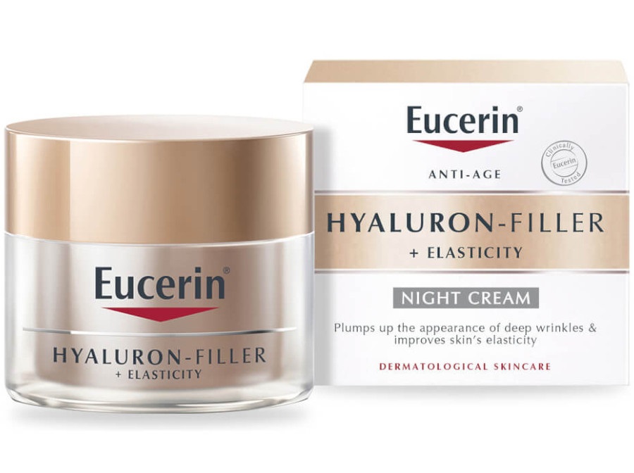 Eucerin Hyaluron Filler + Elasticity krem na noc 50 ml